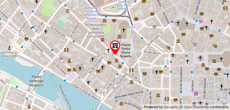 Bản đồ đến Khách sạn Croce Di Malta