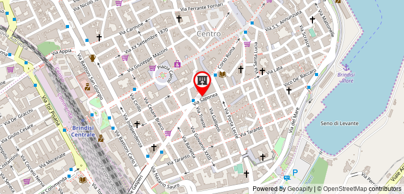 Hotel Colonna on maps