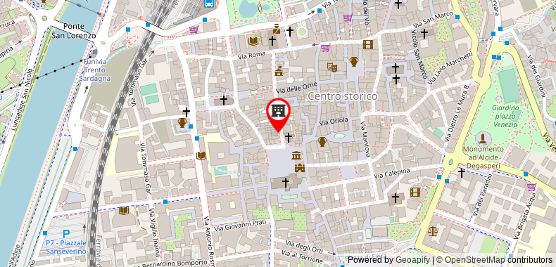 Boutique Exclusive Trento on maps
