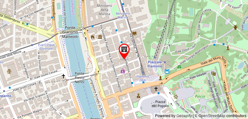 Bản đồ đến Villa Borghese Hydromassage Suite