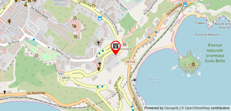 Bản đồ đến Khách sạn Grand San Pietro Relais & Chateaux