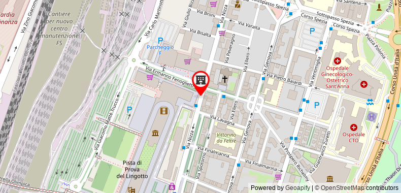 Bản đồ đến Torino Lingotto Tech