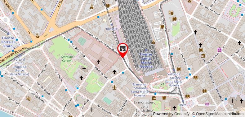 Bản đồ đến Khách sạn Delle Nazioni