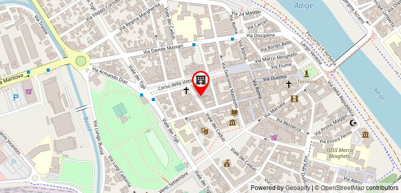 Hotel Salieri on maps