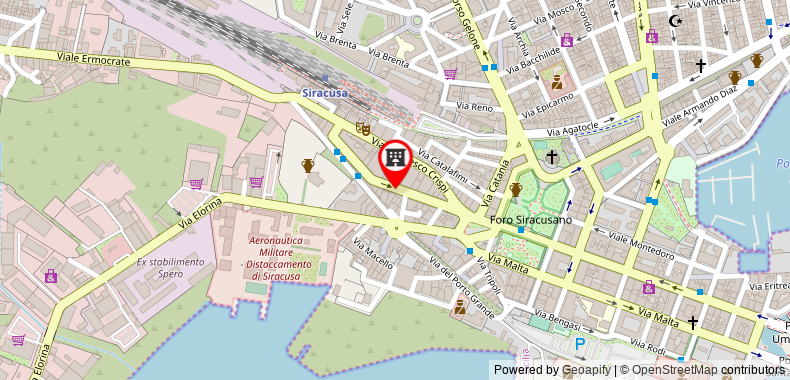 Bản đồ đến Khách sạn Centrale