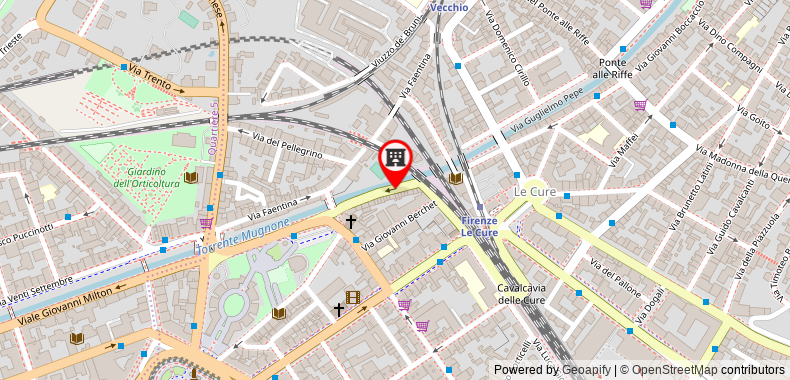 Bản đồ đến Florence Liona Apartments, Studio Apartment