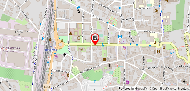 Bản đồ đến Khách sạn Rovereto