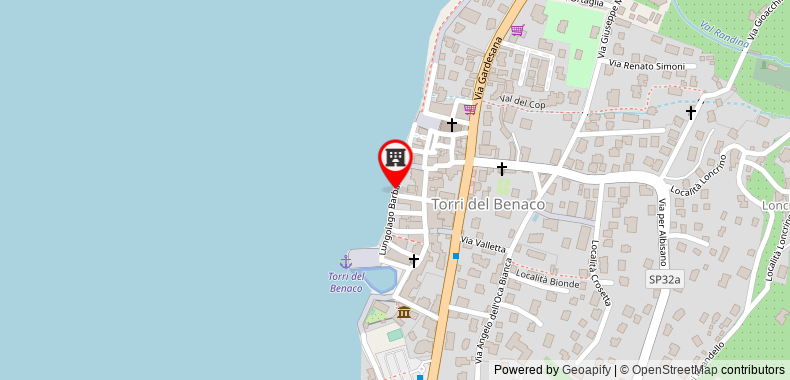 Bản đồ đến Khách sạn Del Porto