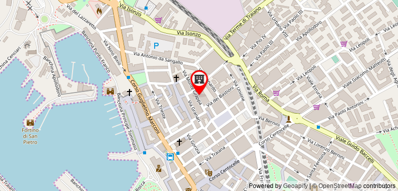 Bản đồ đến Khách sạn Porto Di Roma