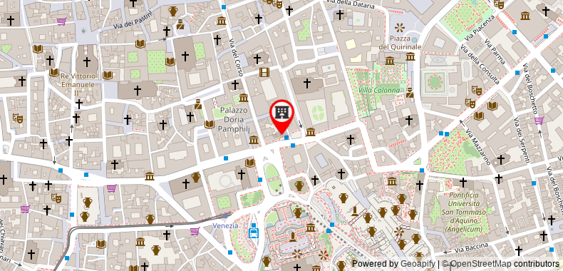 Bản đồ đến Khách sạn Castellino Roma