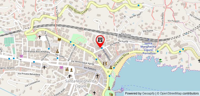 Bản đồ đến Khách sạn LHP Santa Margherita Palace