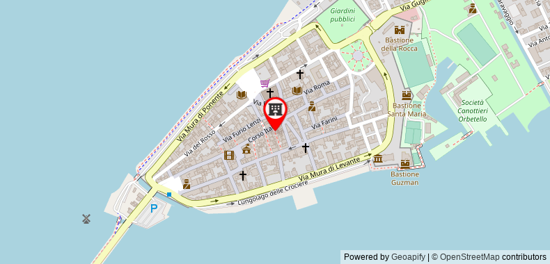 Bản đồ đến Khách sạn Sole