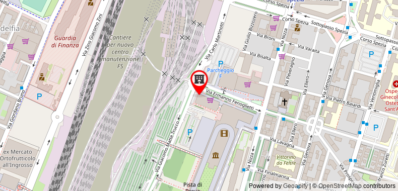 Bản đồ đến DoubleTree by Hilton Turin Lingotto