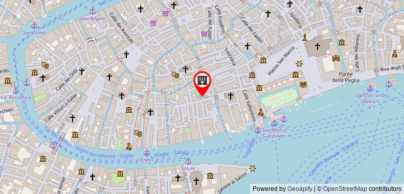 Bản đồ đến Lamanna Venice Apartment near St. Mark's Square