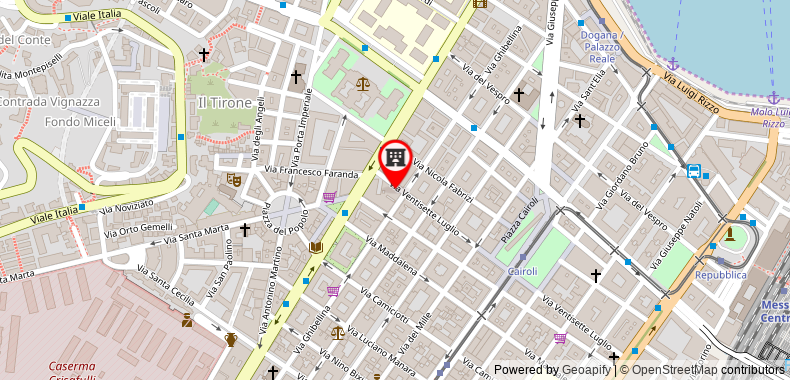 Bản đồ đến Khách sạn La Residenza