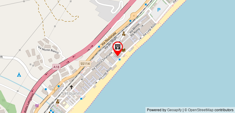 Bản đồ đến Khách sạn Albatros Beach