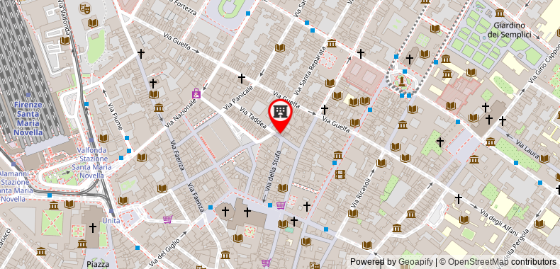 Bản đồ đến Khách sạn Collodi - Firenze