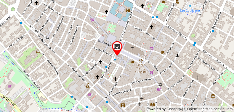 Hotel Torre della Vittoria on maps