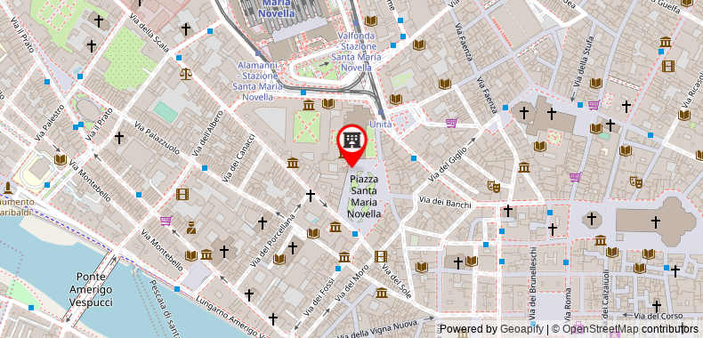 在地图上查看彌涅瓦大酒店