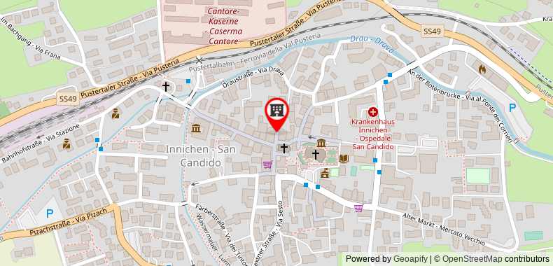 Bản đồ đến Khách sạn Boutique & Gourmet Orso Grigio