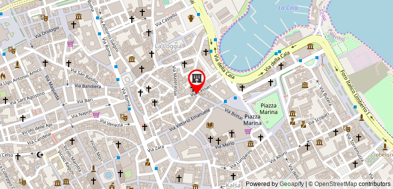 La Serenissima Hotel on maps