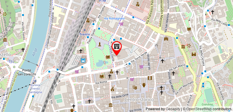 Bản đồ đến Khách sạn Grand Trento