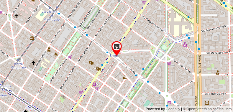 Demidoff Hotel Milano on maps