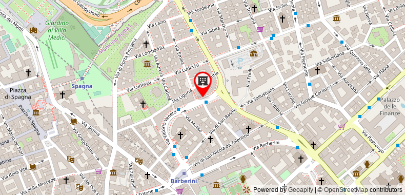 Bản đồ đến Khách sạn Ambasciatori Palace