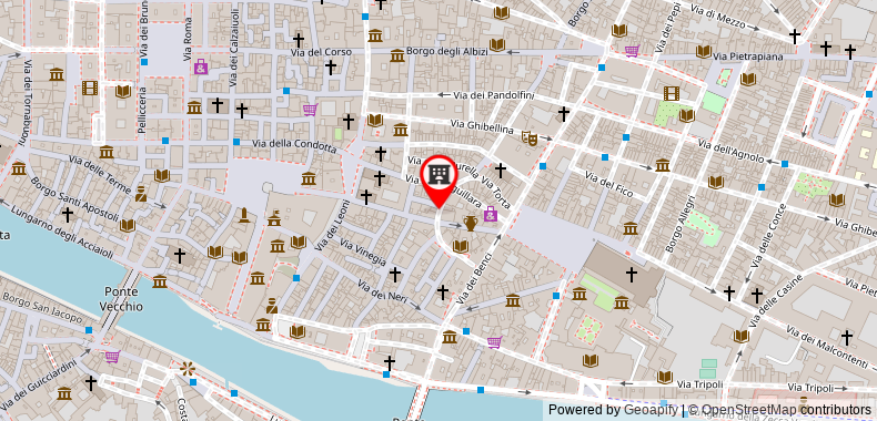 Bản đồ đến Khách sạn Santa Croce