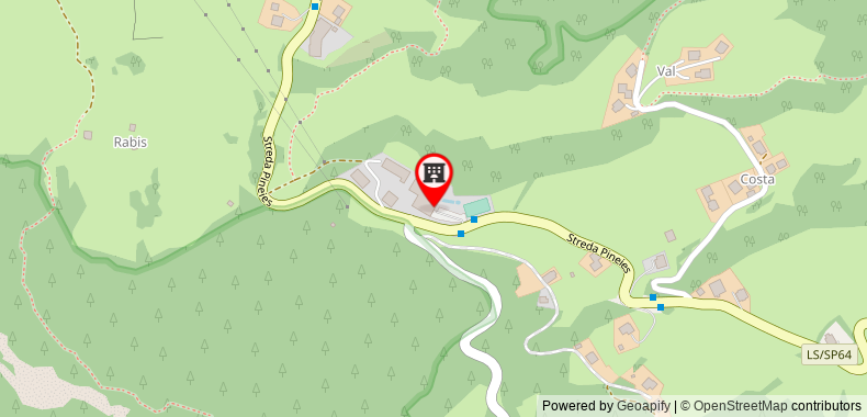 Bản đồ đến Khách sạn Albion Mountain Spa Resort Dolomites