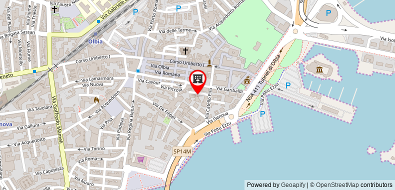Essenza Hotel - Olbia on maps