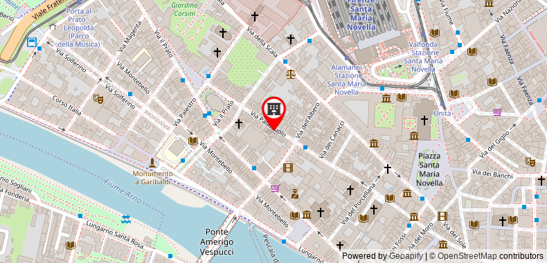 Bản đồ đến Khách sạn Palazzuolo