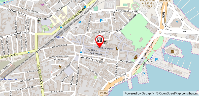 Hotel Centrale on maps