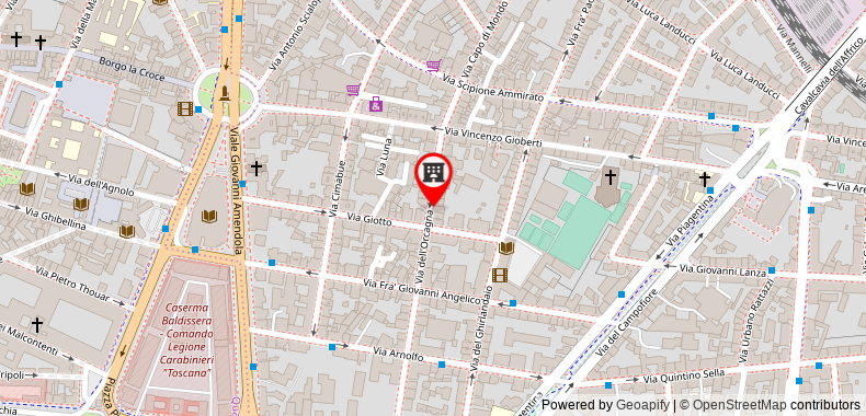 Hotel Bologna on maps