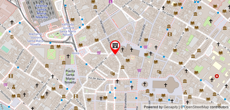 Hotel Firenze Number Nine on maps