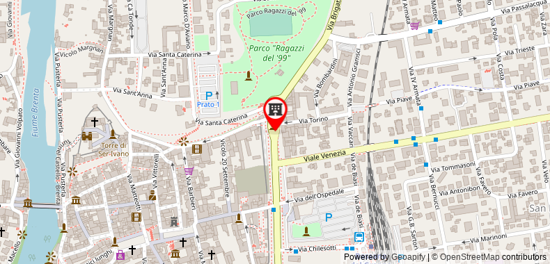 Bản đồ đến Khách sạn Bonotto Belvedere