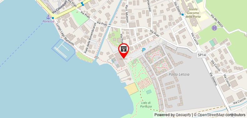 Bản đồ đến Residence Porto Letizia