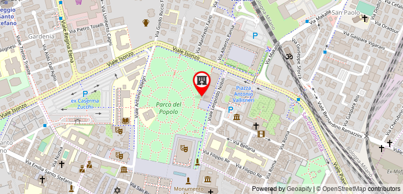 Bản đồ đến Mercure Reggio Emilia Centro Astoria