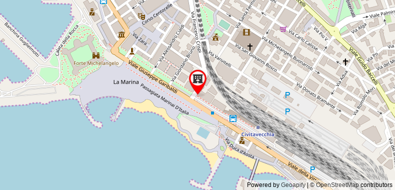 Hotel De La Ville on maps