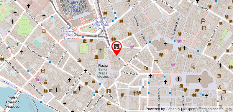 Bản đồ đến Khách sạn Lombardia