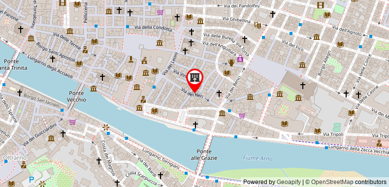 在地图上查看凱羅斯佛羅倫薩藝術公寓