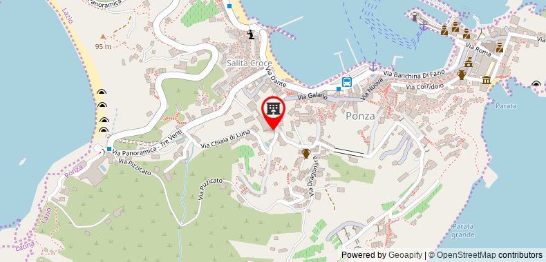 Bản đồ đến Khách sạn Grand Santa Domitilla