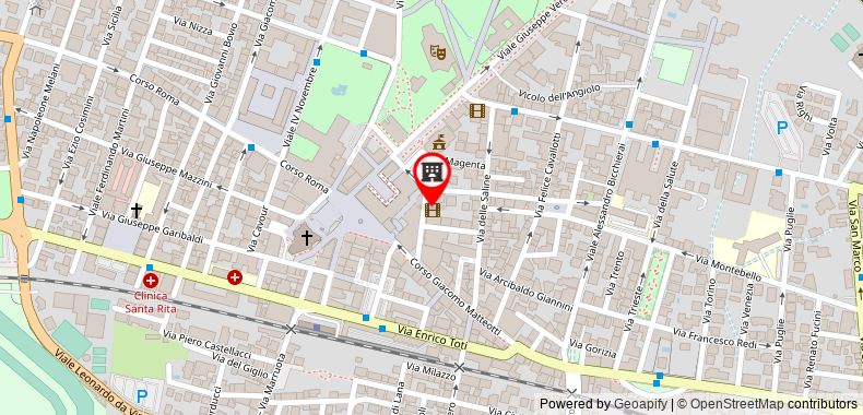 Bản đồ đến Khách sạn Ercolini e Savi