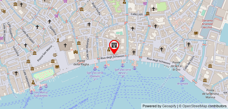 Hotel Londra Palace on maps