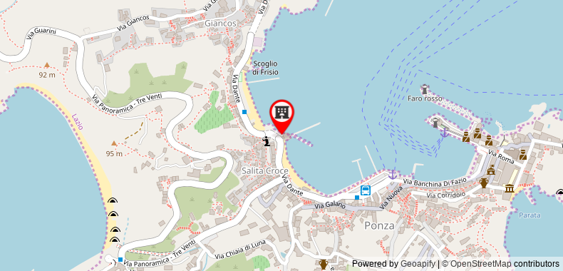 Bản đồ đến Khách sạn Gennarino A Mare