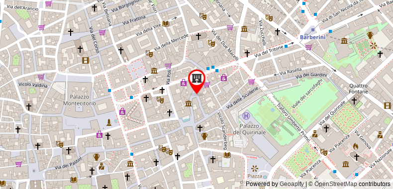 Hotel Accademia on maps