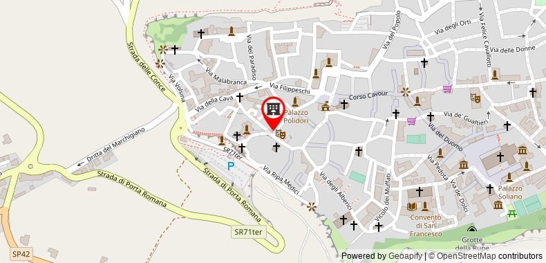 Bản đồ đến Khách sạn Palazzo Piccolomini