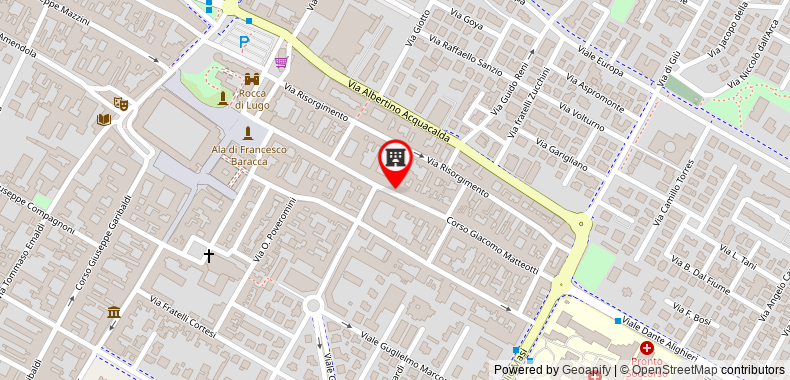 Bản đồ đến Khách sạn Ristorante Ala d'Oro