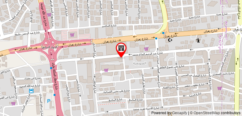 Bản đồ đến Best location in Amman with heating