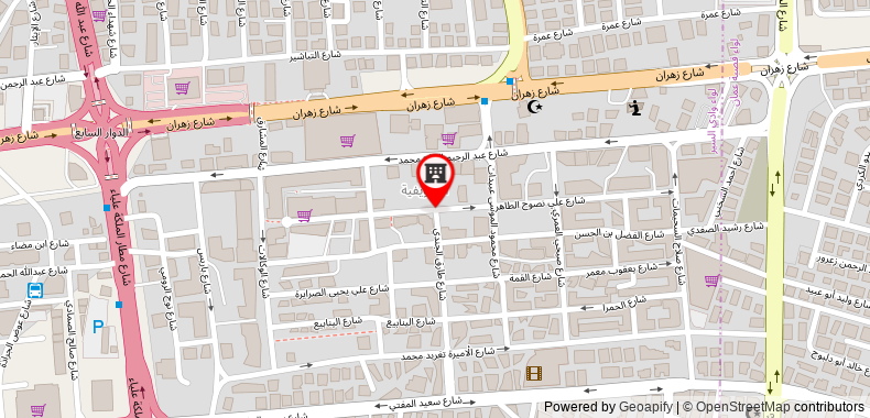 Bản đồ đến Khách sạn Torino Amman